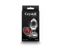 Crystal Desires Red Heart Gem Plug Med