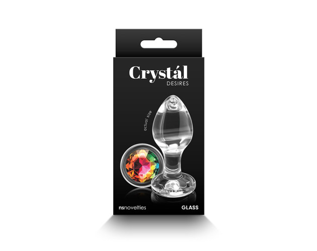 Crystal Desires Rainbow Gem Plug Medium