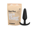 In A Bag Butt Plug 4in Black