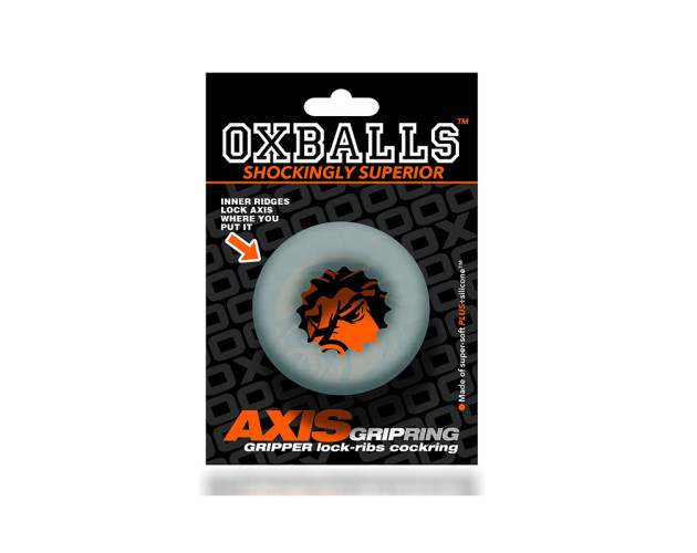 Oxballs Axis Rib Griphold Cockring Clea