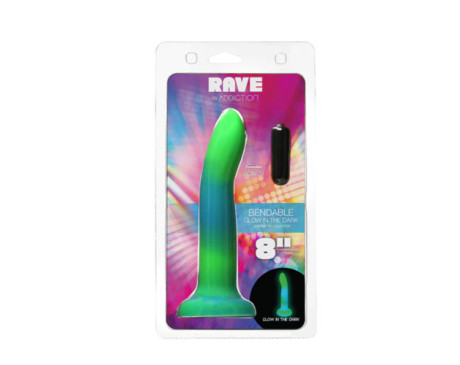 Addiction Rave Dong 8in Blue