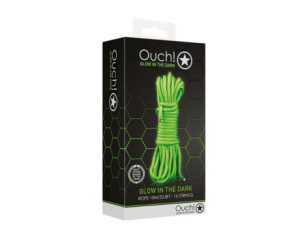 Ouch GITD Rope 10m / 33ft Neon Green