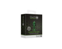 Ouch GITD Glass Anal Plug Clear Small