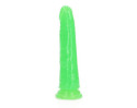 Realrock GITD Slim 6in Dildo Neon Green