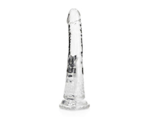 RealRock CC Slim 7in Dildo Clear