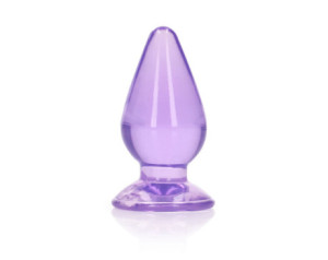 RealRock CC 3.5in Anal Plug Purple