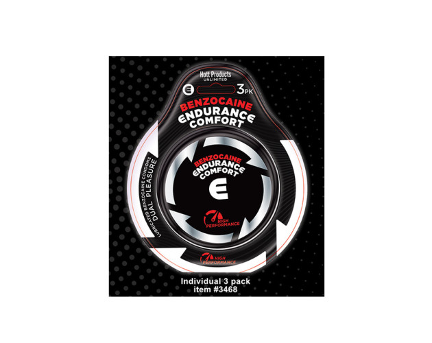 Endurance Comfort Benzocaine Condoms 3Pk