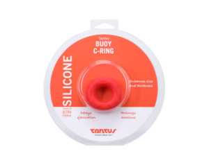 Tantus Buoy C-Ring Medium Red