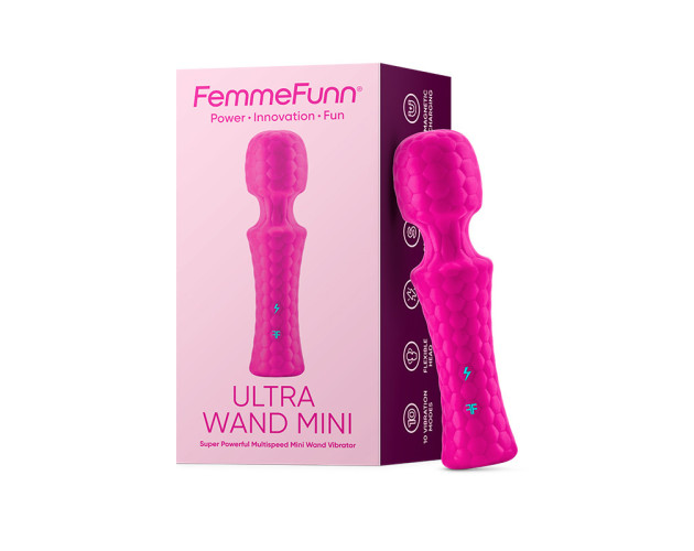 FemmeFunn Ultra Wand Mini Vibrator Pink