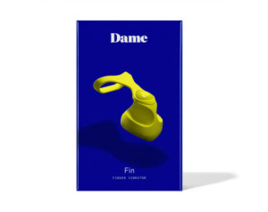 Dame Fin Finger Vibrator Citrus