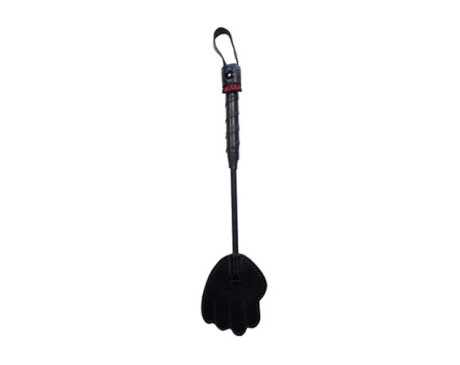 Rouge Mini Leather Hand Riding Crop Bk