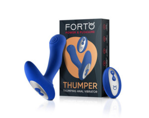 Forto Thumper Anal Vibrator Blue