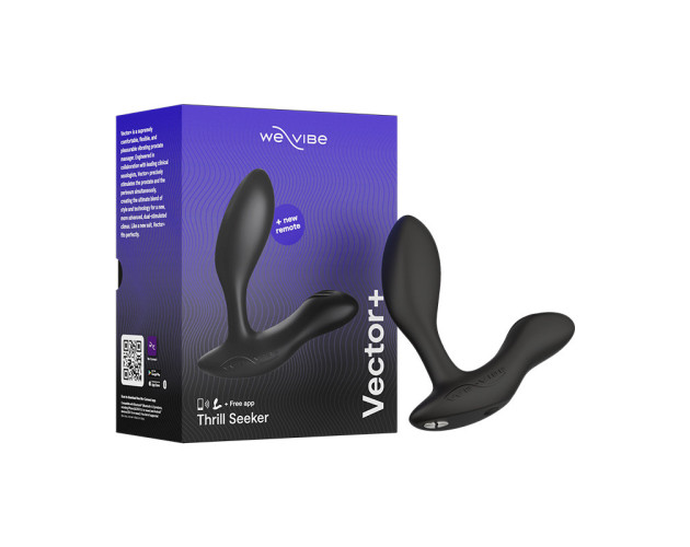 We-Vibe Vector+ DualStimProstate CharBlk