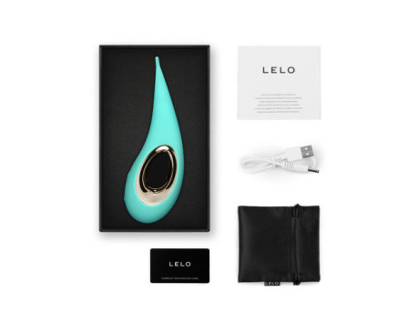 LELO DOT Elliptical Clitoral Stim Aqua