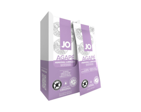 JO Agape Lube Foils 12pc Display Box