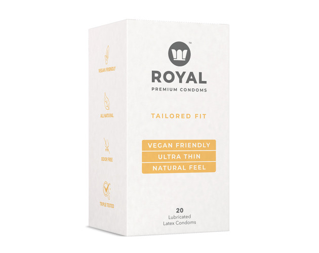 Royal Condom Tailrd Fit Vgn Condoms 20pk