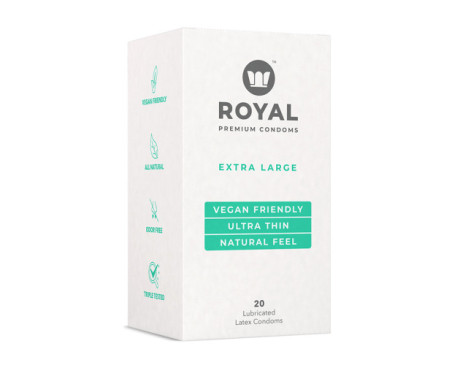 Royal Condom Extra Lrg Vgn Condoms 20pk