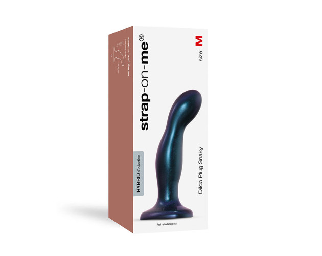 Strap-On-Me Dildo Plug Snaky Blue M