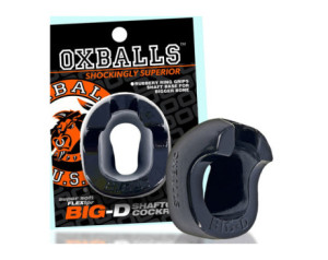 Oxballs Big-D Shaft Grip Cockring Black