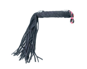 Ple'sur 15.5in Leather Flogger Black