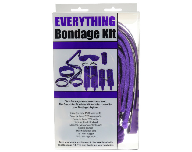 Ple'sur 12pc Everything Bondage Kit Pur