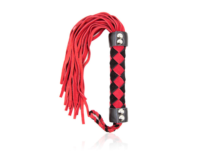 Ple'sur 15.5in Leather Flogger Red