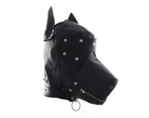 Ple'sur Locking Dog Hood ZipperMouth Blk