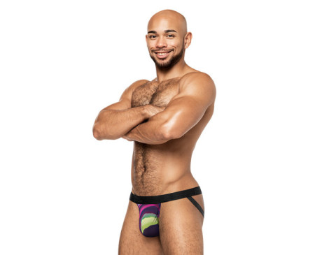 MP Galactic Strappy Ring Jock Print SM