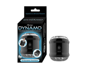 Dynamo Vibrating Masturbator Cup Black