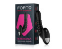 Forto Ribbed Pro Vibr Anal Massager Blk