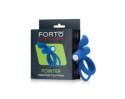 Forto Pointer Vibr Dual Cockring Blue