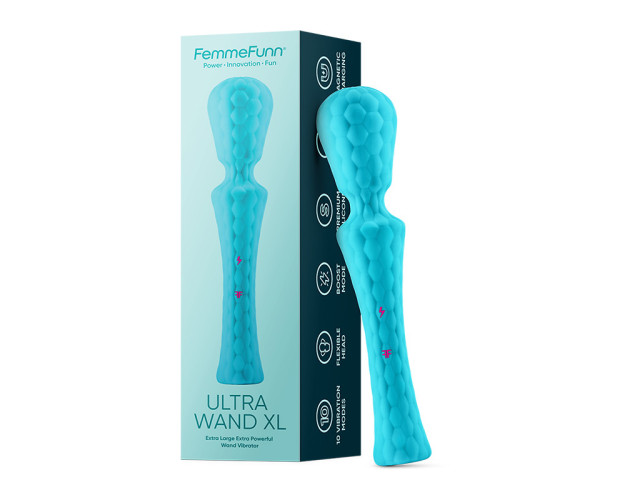 FemmeFunn Ultra Wand XL Vibrator Turquoi