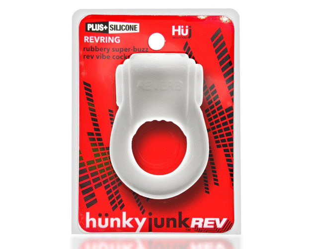 Hunkyjunk Revring Ring w/Vib White w/Bk