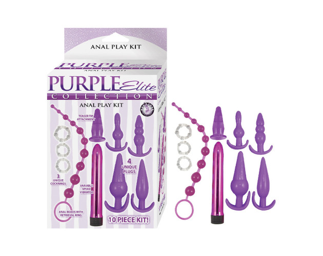 Purple Elite Collection Anal Play Kit Pu