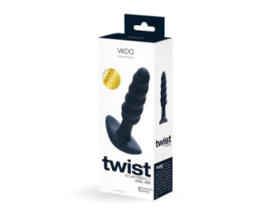 VeDO Twist Vibrating Anal Plug Black