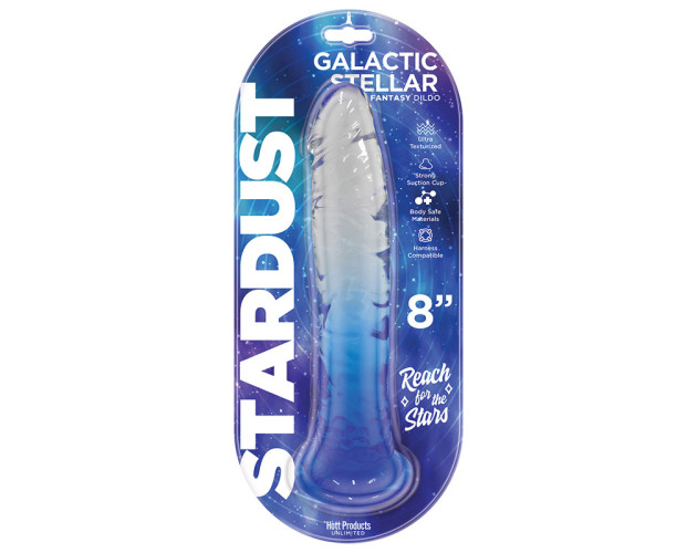 Stardust Galactic Stellar Dildo 8in Bl