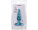 A-Play Groovy Sili Anal Plug 5in Ocean