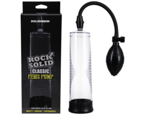 Rock Solid Classic Penis Pump Black/Clea