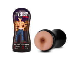 Loverboy Bad Boy Self Lube Stroker Beige