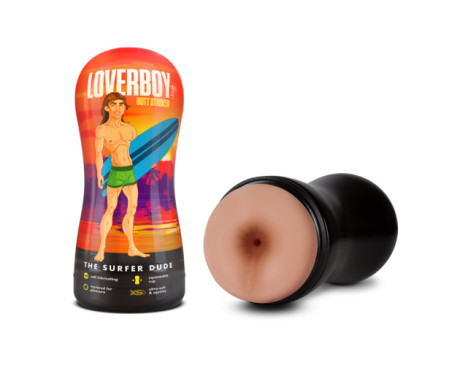 Loverboy Surfer Self Lube Stroker Beige