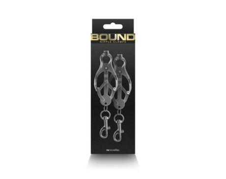 Bound Nipple Clamps C3 Gunmetal