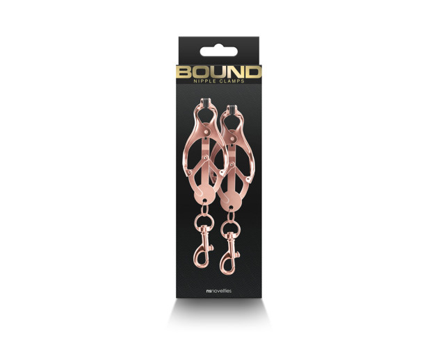 Bound Nipple Clamps C3 Rose Gold