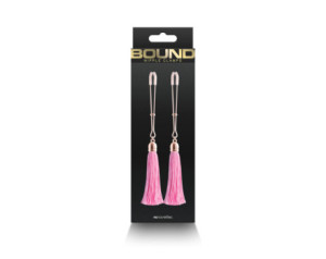 Bound Nipple Clamps T1 Pink