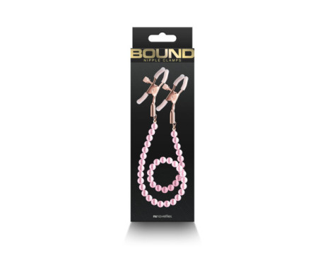 Bound Nipple Clamps DC1 Pink