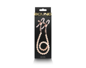 Bound Nipple Clamps DC1 Rose Gold