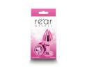 Rear Assets Metal Anal Plug Medium Pink