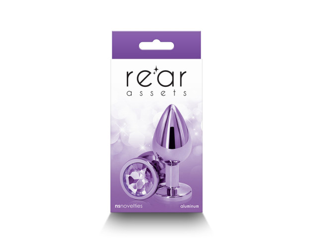 Rear Assets Metal Anal Plug Medium Pur