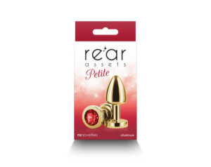 Rear Assets Petite Anal Plug Gold/Red