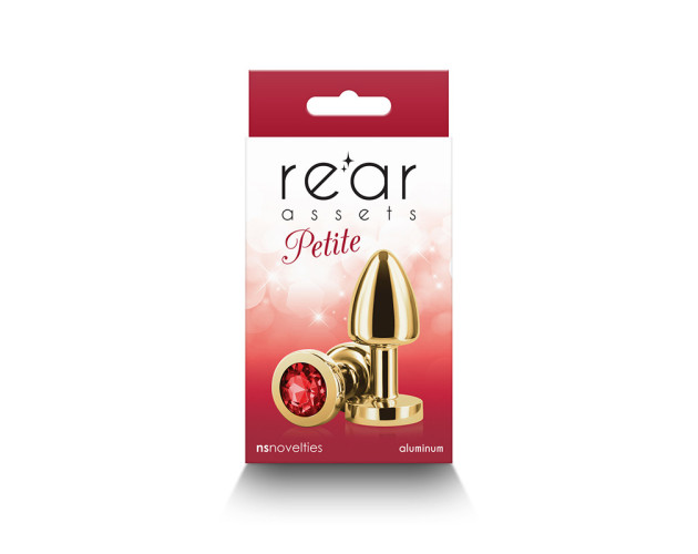 Rear Assets Petite Anal Plug Gold/Red