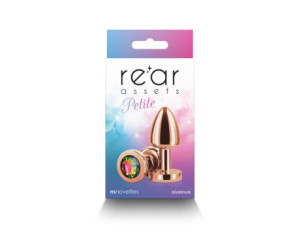 Rear Assets Petite Rose Gold/Rainbow